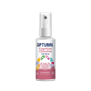 Optural Cognition Oral Spray bottle - Premium Citicoline for Focus and Mental Clarity - Made in Ireland.