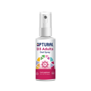 Optural D3 Adults High Potency Oral Spray bottle - 4000 IU Vitamin D3 - Made in Ireland.