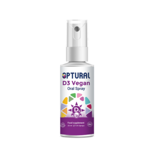 Optural D3 Vegan Oral Spray - Plant-based Vitamin D3 from Lichen - Made in Ireland.