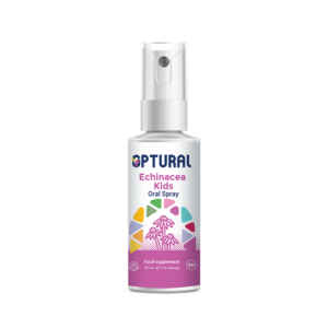 Optural Echinacea Kids Oral Spray bottle - Pediatric immune support - Made in Ireland.